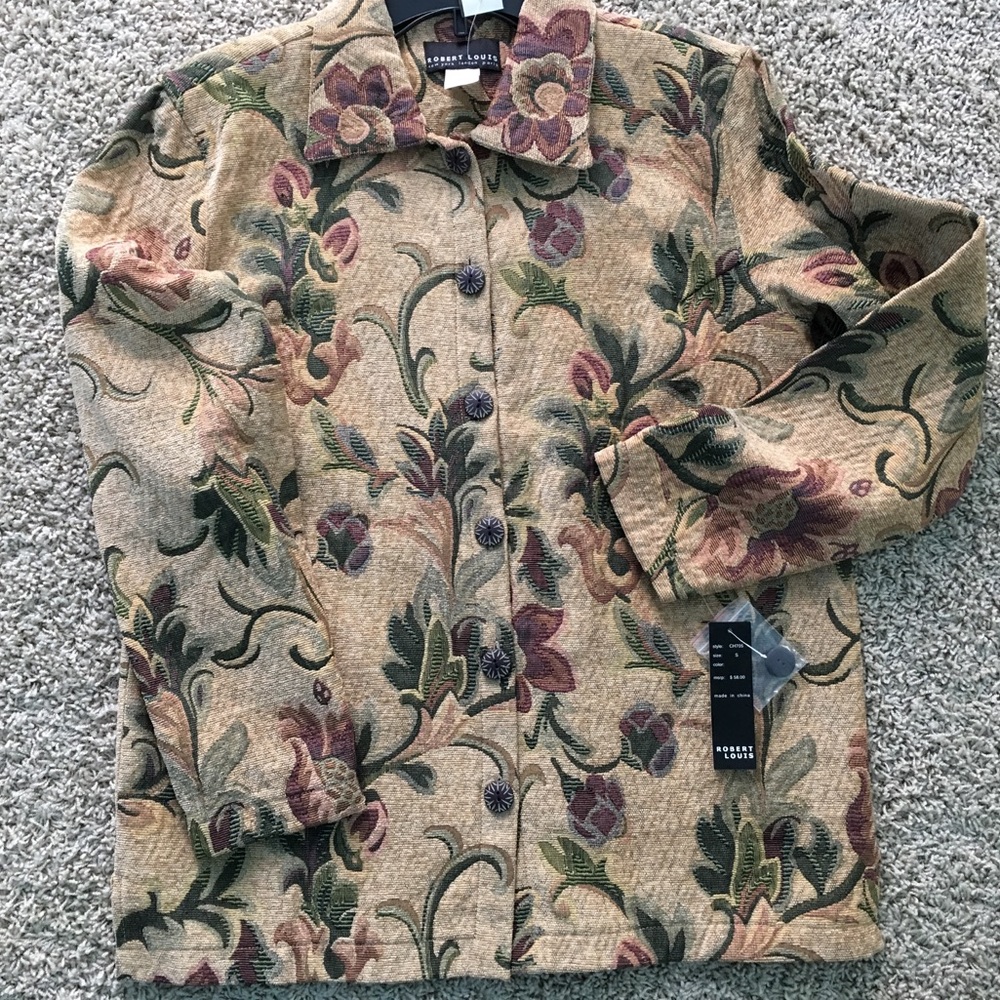 Robert Louis Women’s Flower Jacket Size S